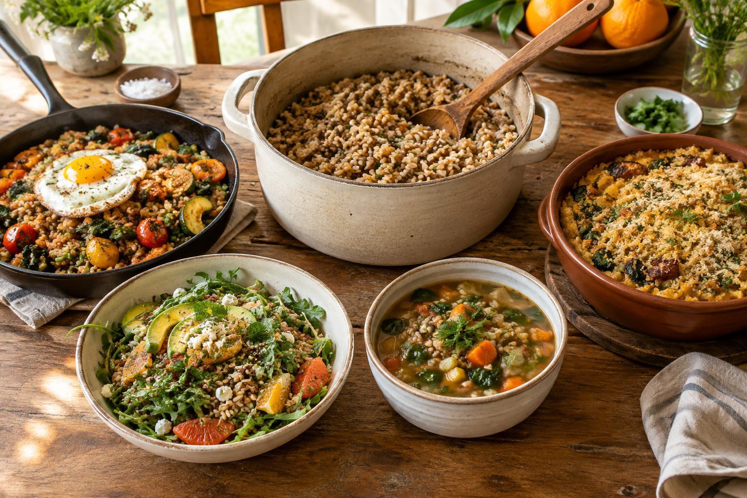 One Pot of Grains, Several Weeknight Dinners