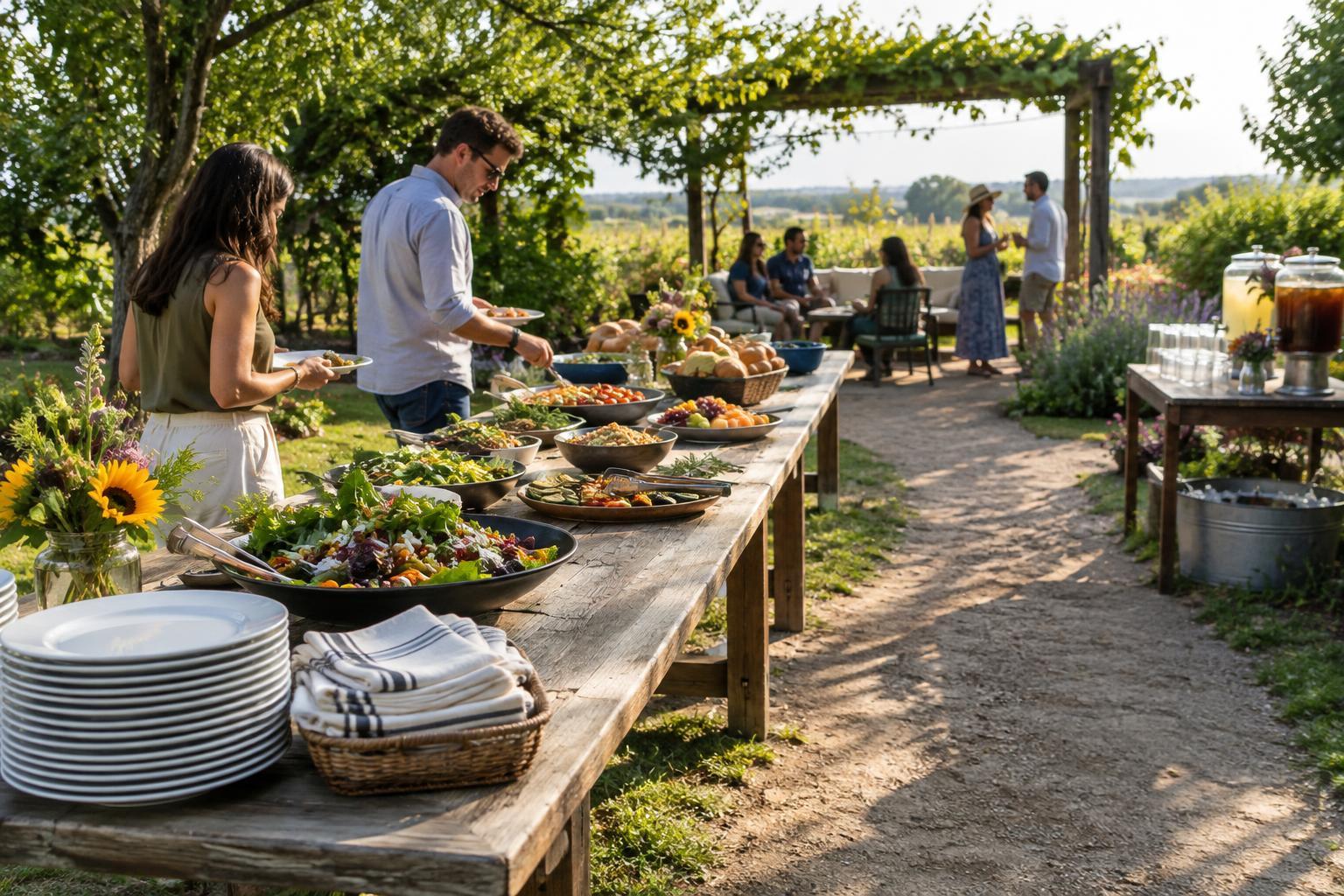 How to Set Up a Self-Serve Buffet That Keeps Guests Moving