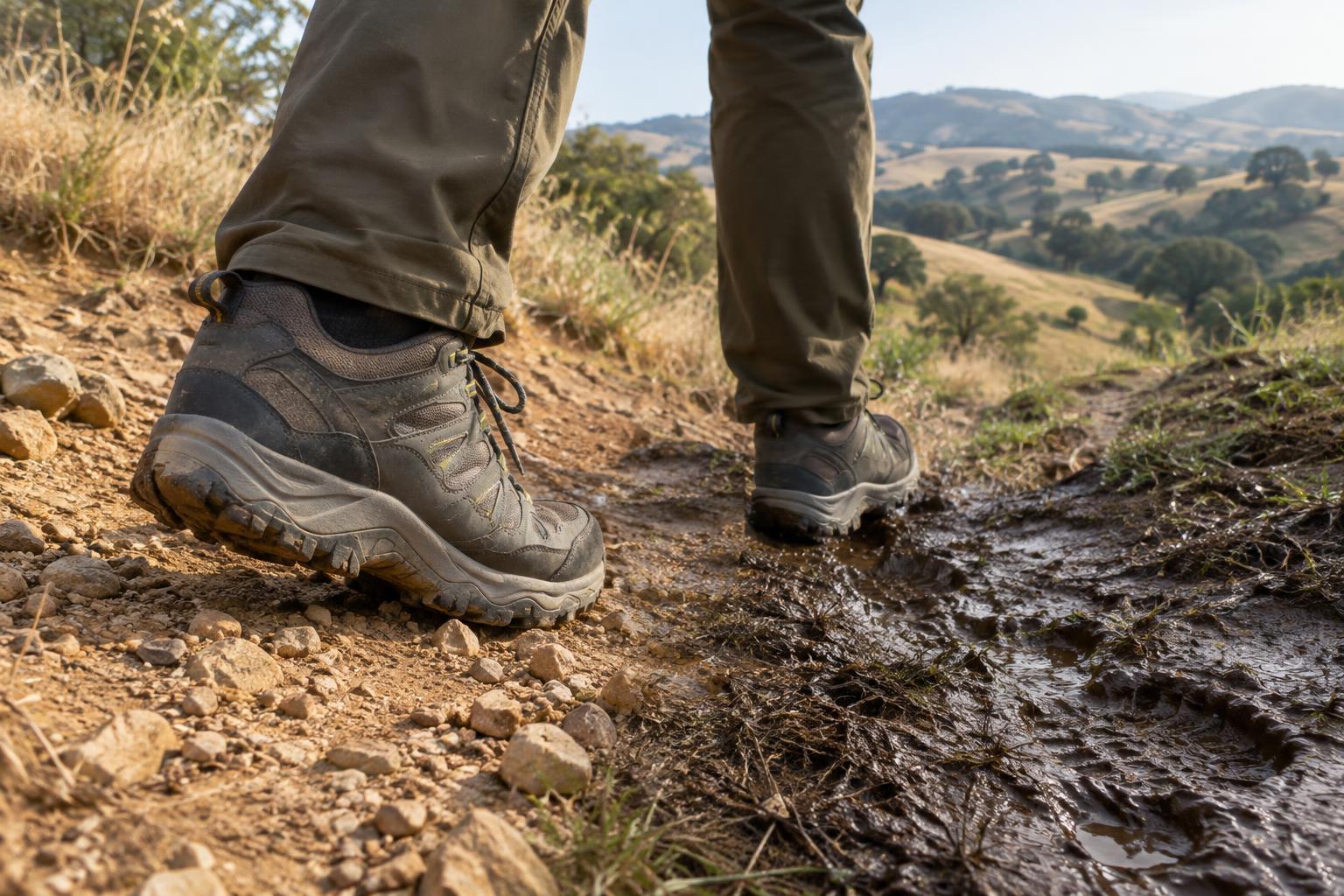 How to Choose Hiking Footwear for Dry Trails and Muddy Paths