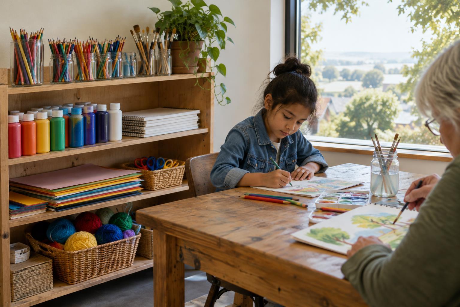 How to Build a Shared Art Supply Shelf for Your Community